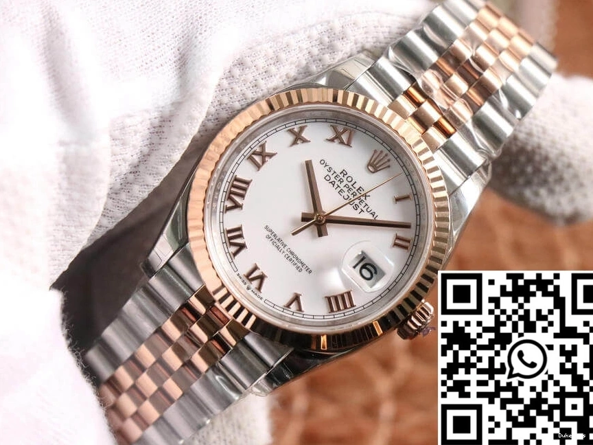 Rose Datejust Gold Rolex Factory M126231-0015 EW 0502
